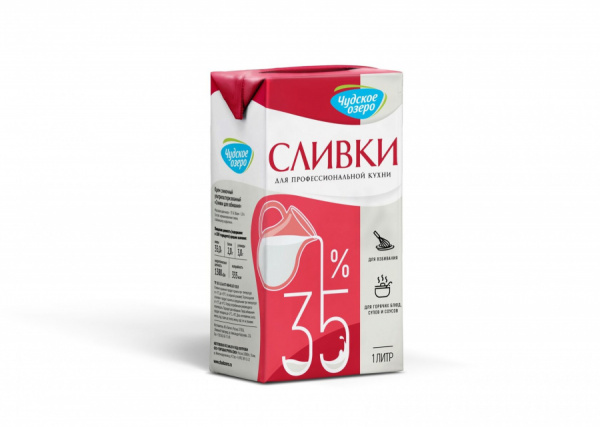 Сливки Чудское озеро 35% 1л.